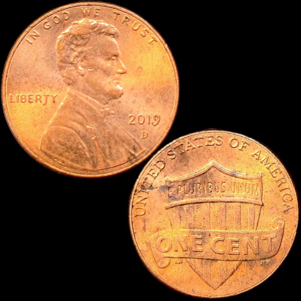 2019-D WDDO-001 Cent Penny Doubled Die Obverse Variety Coin READ